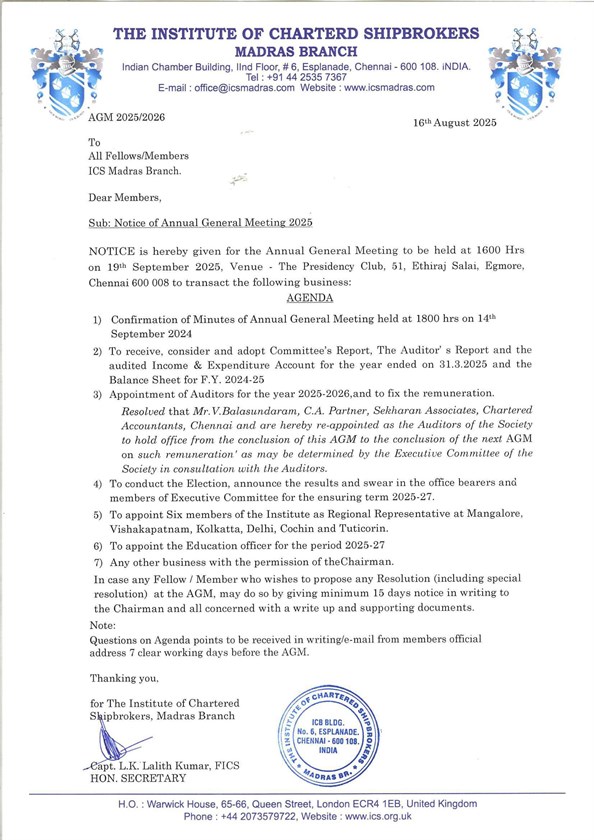 AGM Notice